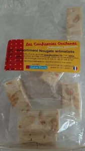 Assortiment de nougats colorés