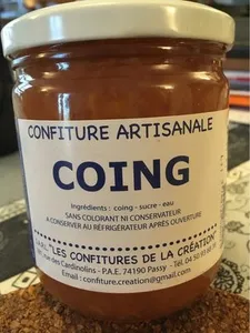 Confiture artisanale de coing