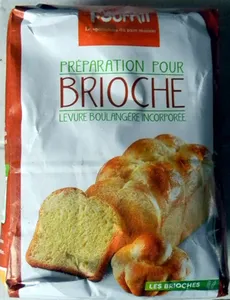 Préparation pour brioche levure boulangère incorporée