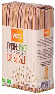 Farine semi-complète de seigle bio
