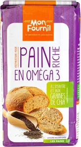 Farine à pain aux graines de chia avec levure