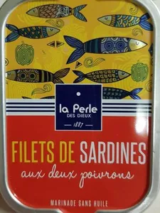 Filets de sardines aux deux poivrons