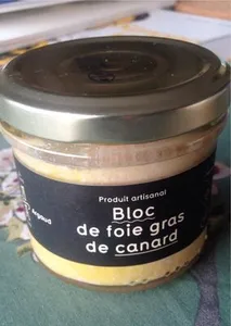 Bloc de foie gras de canard