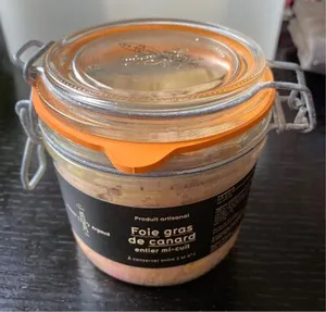 Foie gras de canard entier mi-cuit