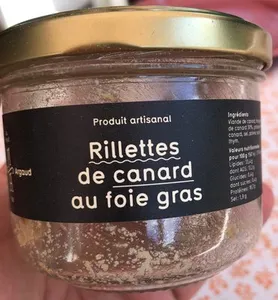 Rillettes de canard au foie gras