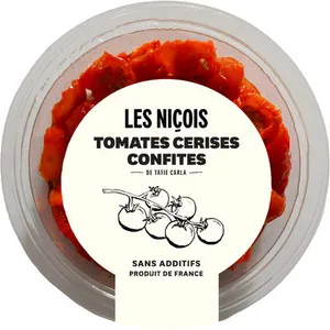 Tomates cerises confites
