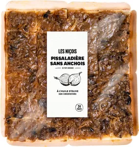 Pissaladière sans anchois - 24 toasts