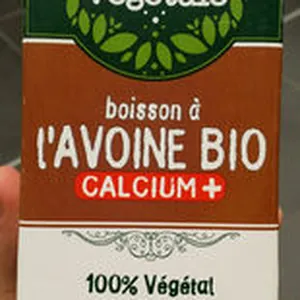 Boisson avoine calcium