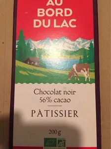 Chocolat noir 56% cacao PÂTISSIER 200G