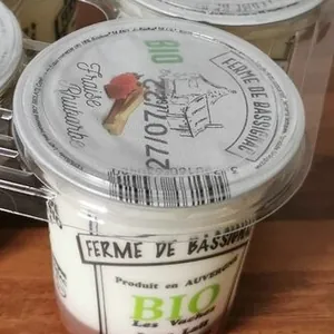 Yaourt Fraise Rhubarbe