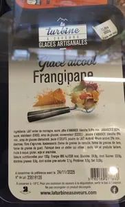 Glace alcool Frangipane