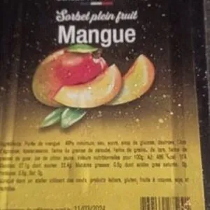 Sorbet mangue