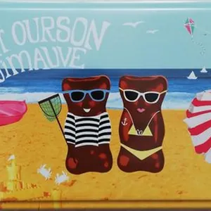 Marshmallow coated with milk chocolate