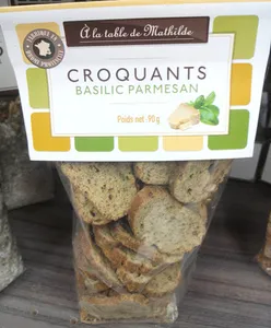 Croquants basilic parmesan