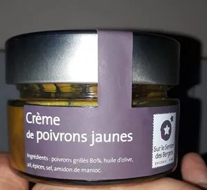 Crème de poivrons jaunes