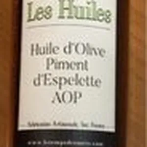 Huile d’olive piment d’espelette aop