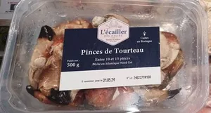 pinces de tourteaux