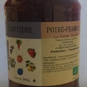 Confiture Poire -Framboise