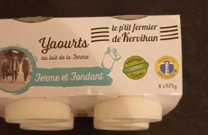 Yaourt ferme et fondant