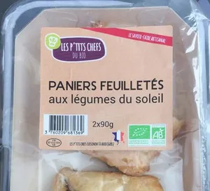 Paniers feuilletés aux légumes du soleil