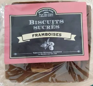 Biscuits sucrés Framboises