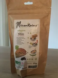 Preparation pour gâteau aux noisettes