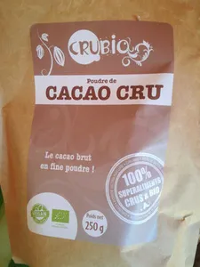Crubio Cacao En Poudre Cru Et Biologique