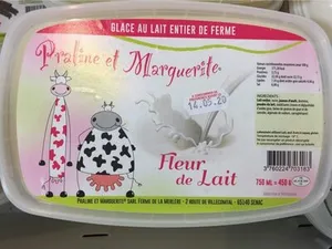 Glace fleur de lait