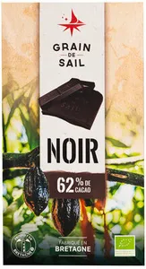 Tablette de chocolat 62% de cacao