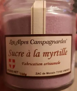 Sucre à la myrtille