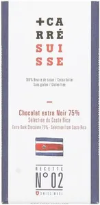 Chocolat extra Noir 75% Sélection du Costa Rica N°02