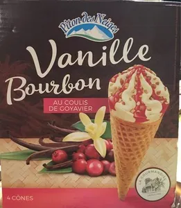 Vanille Bourbon au coulis de Goyavier