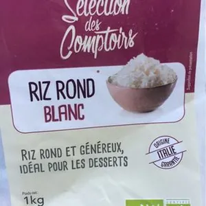 Riz rond blanc
