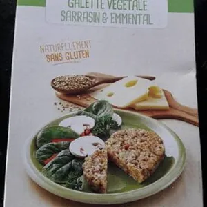 Galette végétale sarrasin & emmental