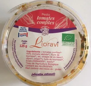 Pesto tomate confies
