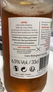 Cidre l'Extra brut bio