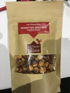 Noisettes grillées pimentées