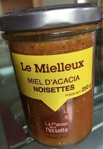 Miel d'acacia noisettes