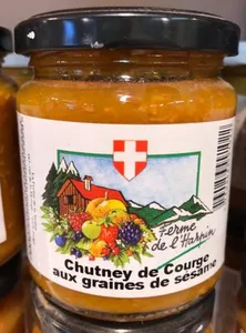 Chutney de courge aux graines de sésame