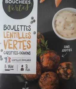 Boulettes lentilles vertes