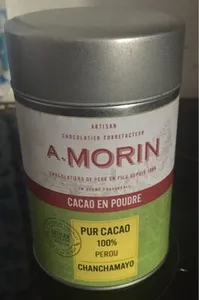Pur cacao en poudre 100 % Pérou
