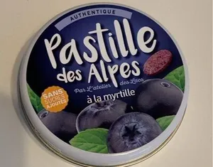 Pastille des Alpes à la myrtille