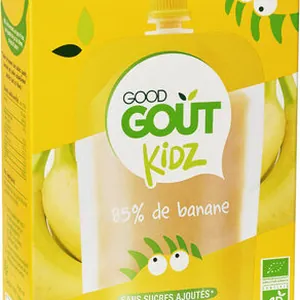 Pack de 4 gourdes Banane