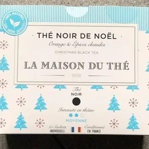 Thé noir de Noël orange&épices chaudes