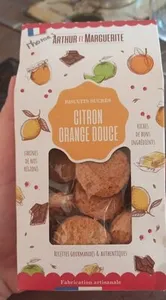 Biscuits citron orange douce