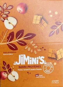 Barre protéinée Pomme Caramel & Poudre d’insecte