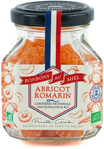 Les Abeilles de Malescot - Honey Candies Apricot & Rosemary, 130g (4.5oz)