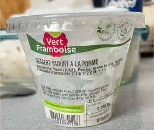 Dessert yaourt et fruits