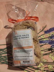 Biscuits salés herbes de provence