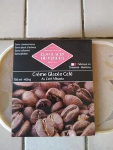 Crème Glacée café au café robusta